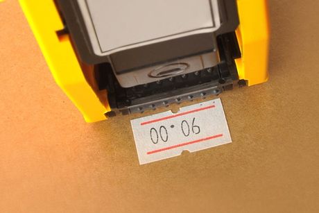 printed label