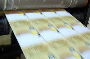 labels being printed