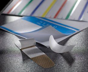 labels with adhesive