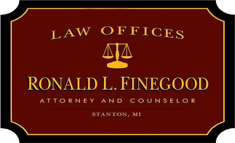 law offices Ronald L. Finegood logo