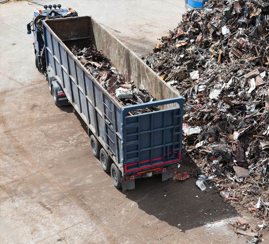 Truck Carrying Scrap Metal — Jackson, MS — Tri-Miss Services, Inc. Truck Carrying Scrap Metal — Jackson, MS — Tri-Miss Services, Inc.