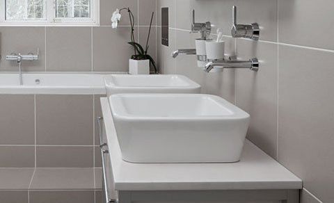 white sink