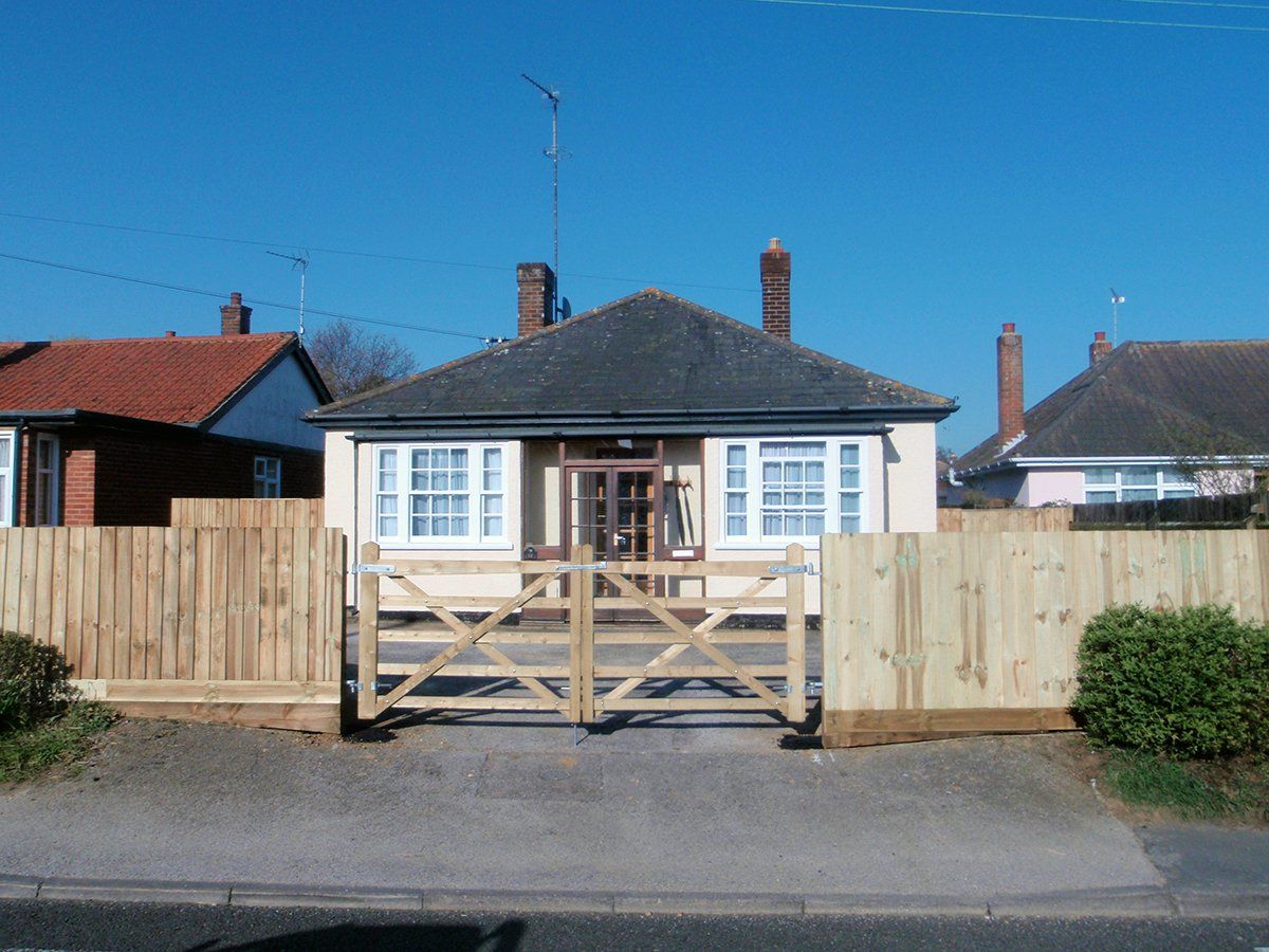 house with fencing