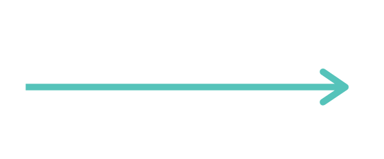 A green arrow pointing to the right on a white background.