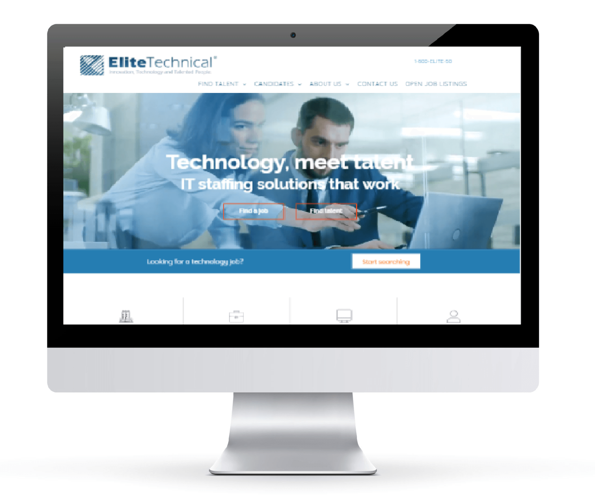 Elite technical website sample