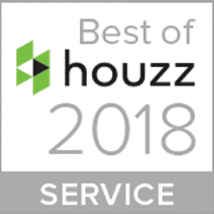 A logo that says best of houzz 2018 service