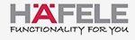 A logo for hafele functionality for you on a white background.