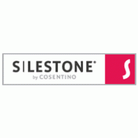 A logo for silestone by cosentino is shown on a white background.