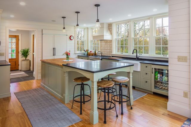 Traditional Farmhouse Kitchen Remodel in Shelburne, VT by Woodstock Kitchens & Baths project photo 2