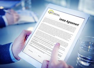 Leasing done on tablet