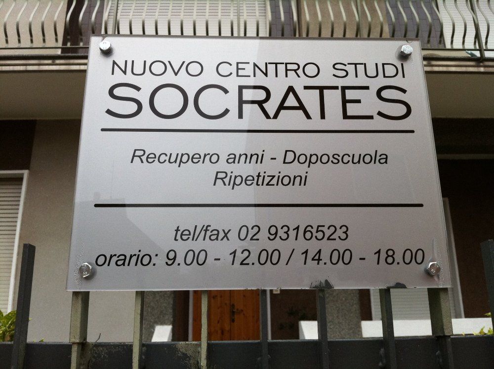 Targa della scuola
