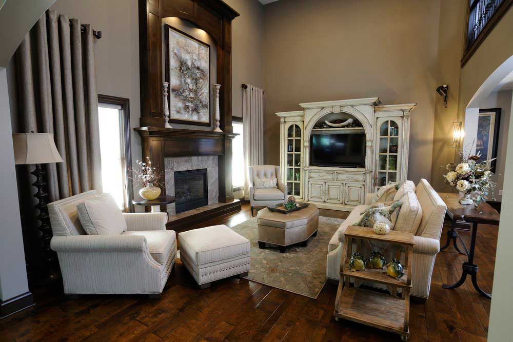 Custom Remodeling — Western Living Room In Orrville, OH