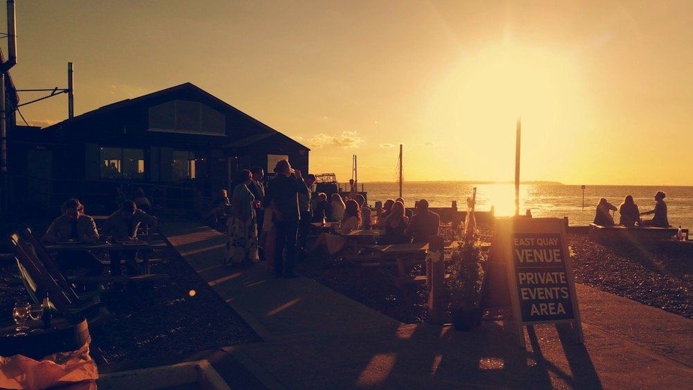 The RockPins played East Quay Venue East Quay weddings Whistable