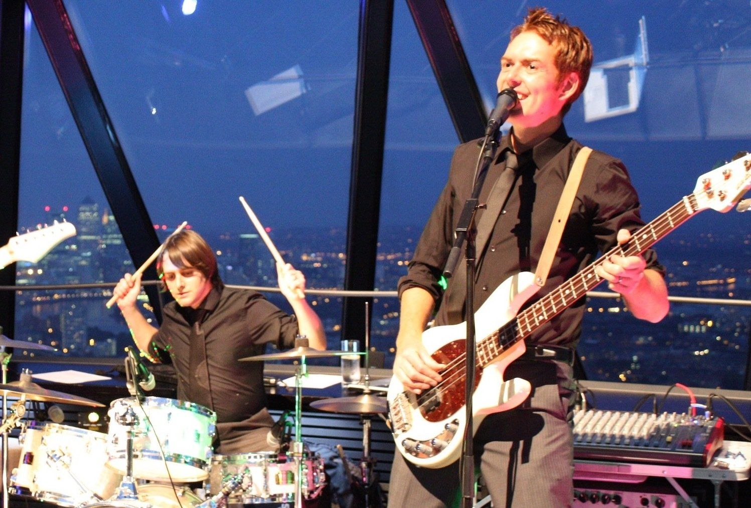 wedding bands at the gherkin london