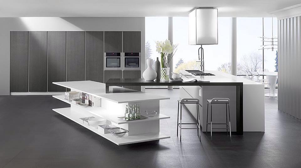 cucina con penisola