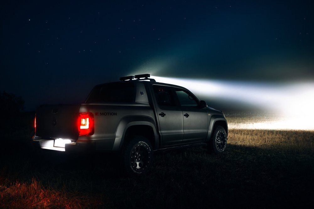 Pick-Up Truck At Night With Led Bar Lamps -  Auto Electrics in Hervey Bay in Pialba, QLD