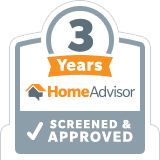 3 years HomeAdvisor Certified