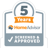 5 Years HomeAdvisor Certified
