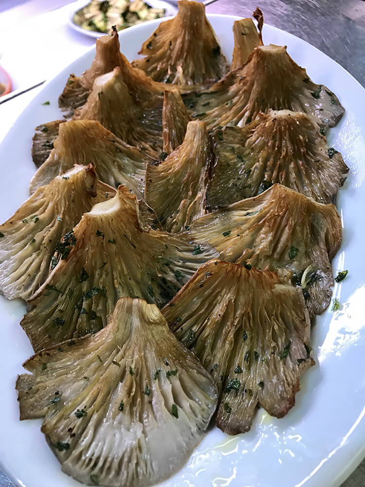 accompagnement champignons
