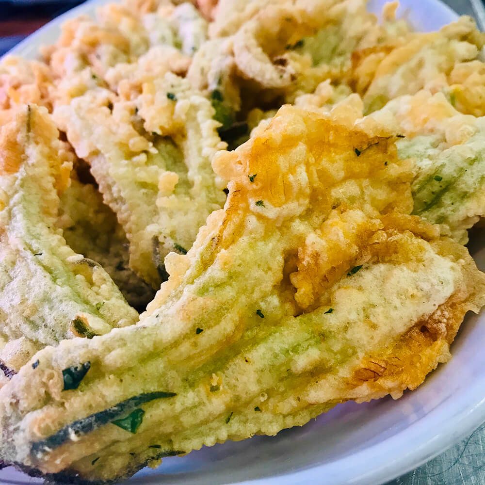 légumes panés et frits