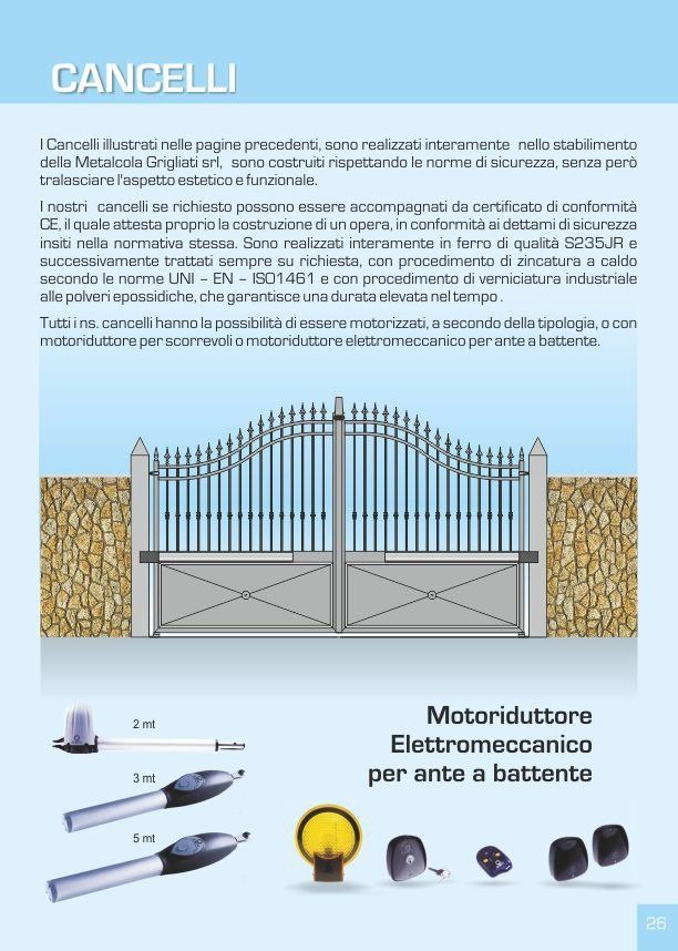 Progetto cancello