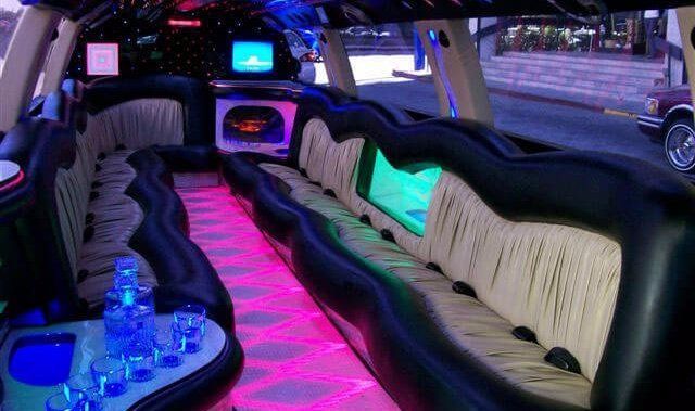 white hummer limo service LA