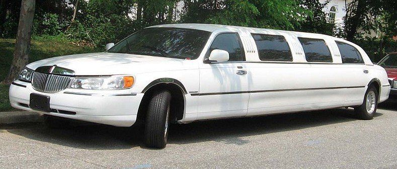 white stretch limo rental service los angeles