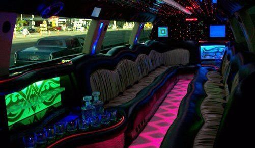 white escalade limo rental LA