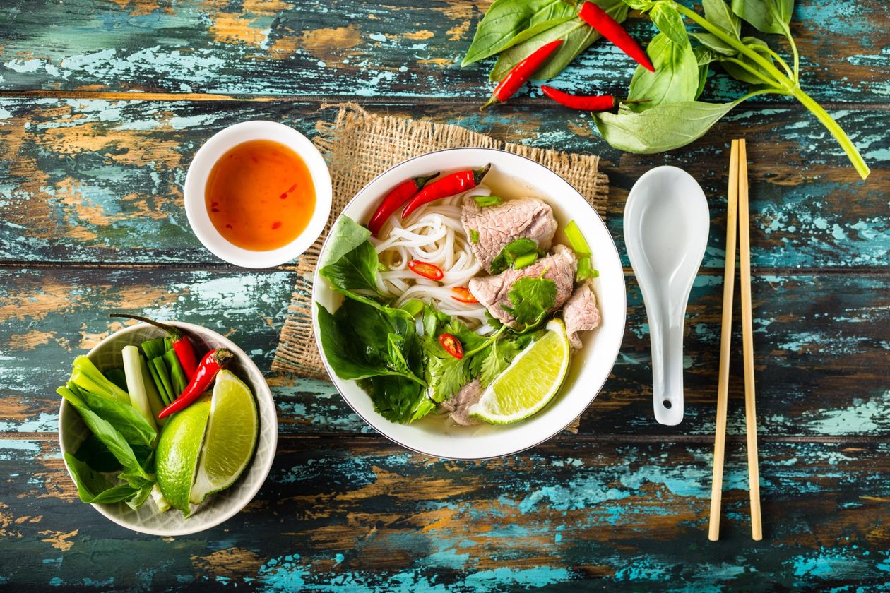 Man Eating Pho — Chicago, IL - Hoanh Long Vietnamese & Chinese Restaurant Man Eating Pho — Chicago, IL - Hoanh Long Vietnamese & Chinese Restaurant