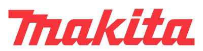 Un logo Makita rosso su sfondo bianco
