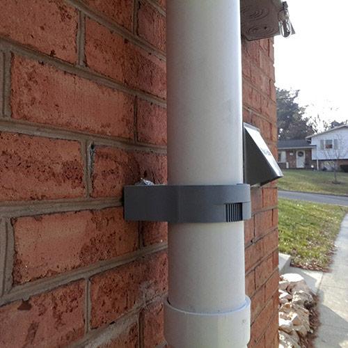 Correctly Installed Radon Mitigation System — Charlottesville, VA — Radon Solutions Inc.