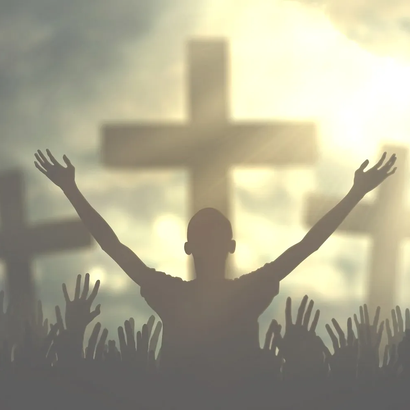 Woman Praying With Hands Crossed — Knoville, TN — Greater First Fellowship Church Of God In Christ