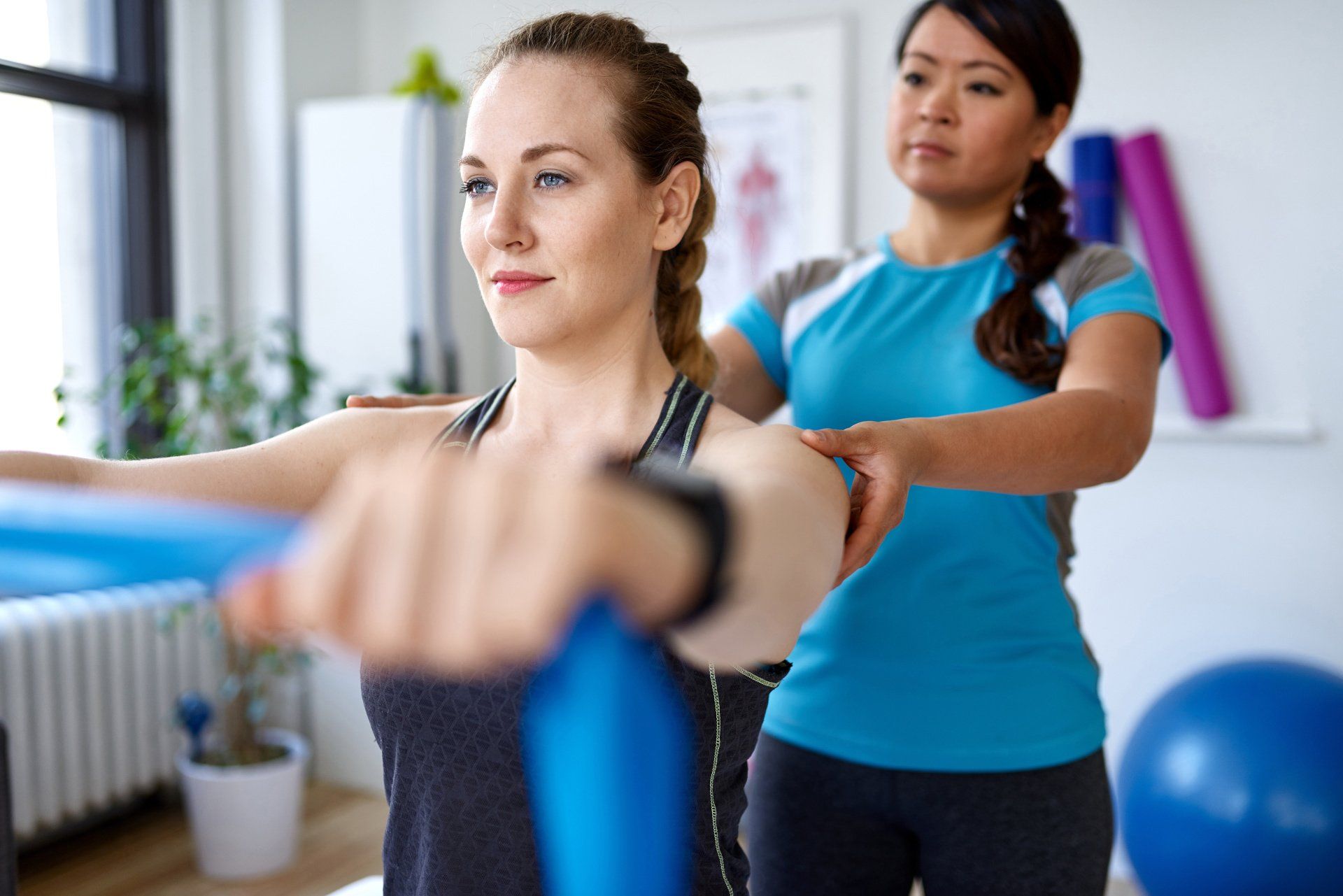 physical therapist session