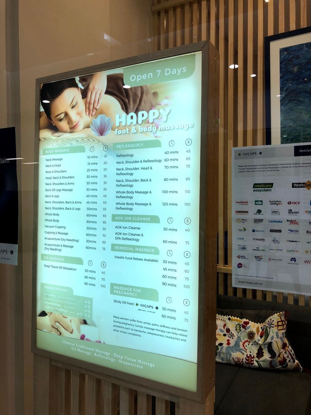 Spa Price List Signage — Signage In Acacia Ridge, QLD Spa Price List Signage — Signage In Acacia Ridge, QLD