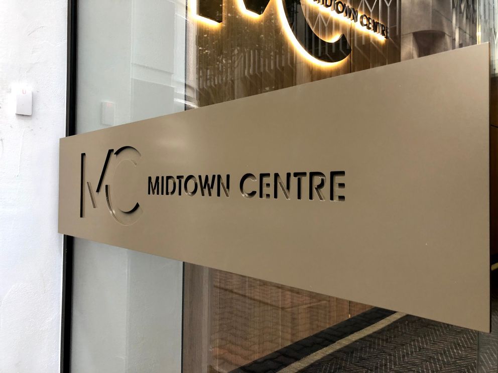 Metal Signage On Door — Signage In Acacia Ridge, QLD Metal Signage On Door — Signage In Acacia Ridge, QLD