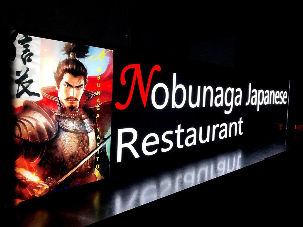Restaurant Black Lightbox Signage — Signage In Acacia Ridge, QLD