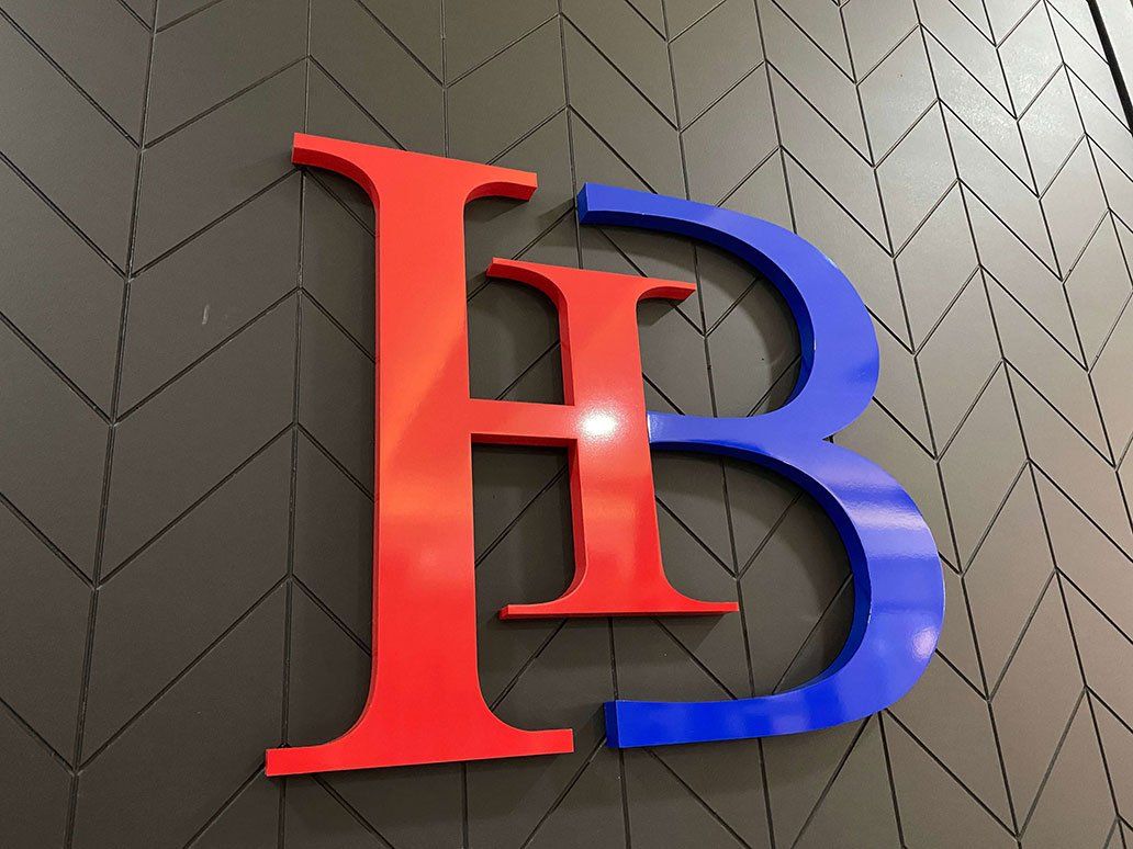 Red And Blue 3d Logo — Signage In Acacia Ridge, QLD