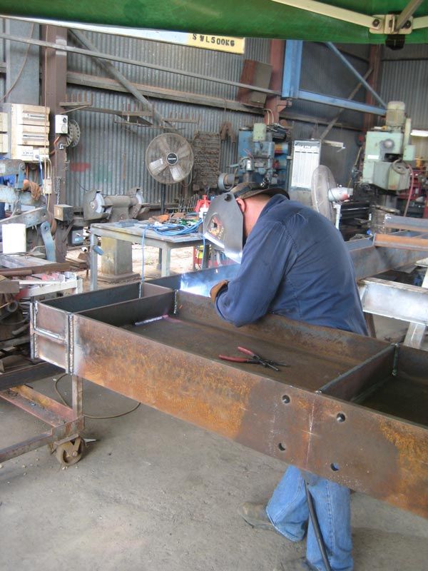 employee welding