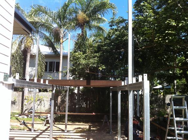 metal deck construction