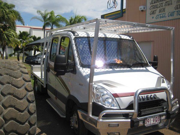 steel fabrication on car