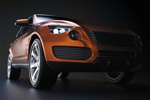 SUV In Studio