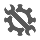 wrench and gear icon