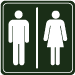 Restrooms toilet and restroom equipped