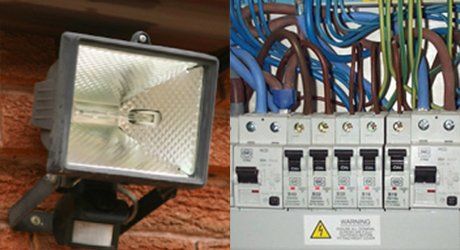 Our domestic electrical services include rewiring