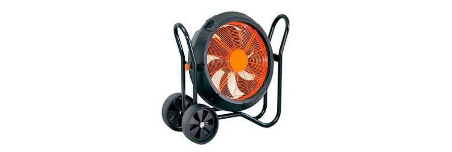 ventilador de suelo metalico