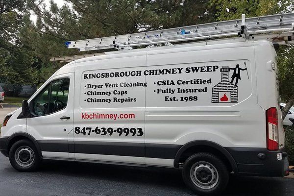 Kingsborough Chimney Sweep Inc Service Van — Cary, IL — Kingsborough Chimney Sweep Inc Kingsborough Chimney Sweep Inc Service Van — Cary, IL — Kingsborough Chimney Sweep Inc