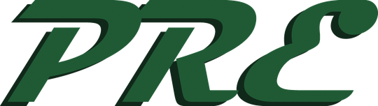 The word prc is written in green on a white background.