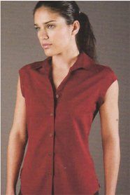 woman wearing red short sleeved blouse