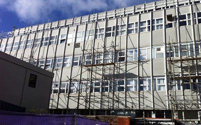 Commercial scaffolding