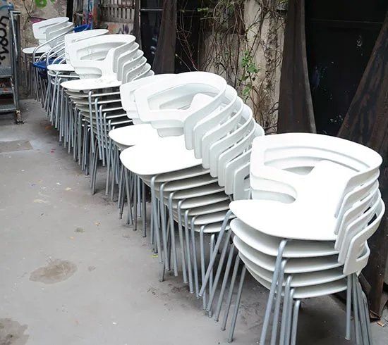White Chairs — Cleveland, OH — A & G Office Furniture